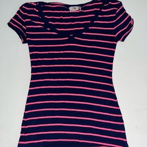 Blue/Pink Stripe Shirt!